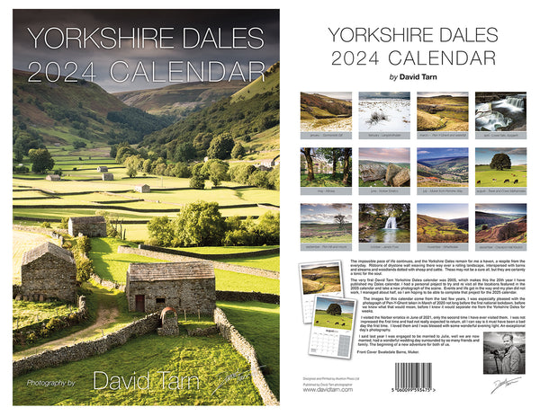 Yorkshire Dales 2024 Calendar by David Tarn – Yorkshire Dales National