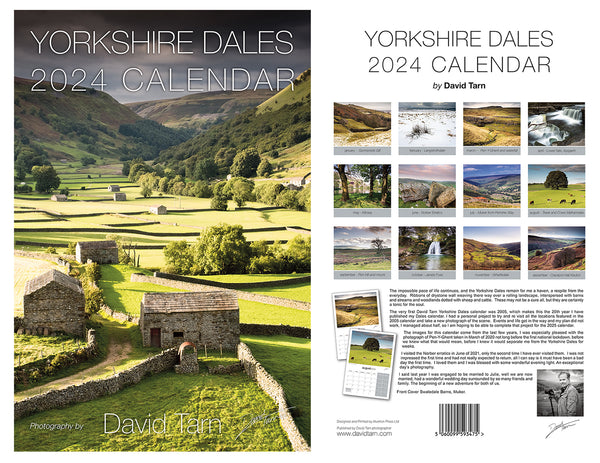 Yorkshire Dales 2024 Calendar by David Tarn โ Yorkshire Dales National Yorkshire Dales 2024 Calendar by David Tarn โ Yorkshire Dales National