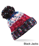 Corkscrew Pom Pom Beanie Hat (Various Colours)