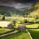Swaledale Barn, Muker Card - David Tarn Photography