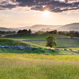 Wensleydale Dusk Hawes Card - David Tarn Photography