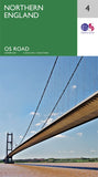 OS Road Map 4 Northern England
