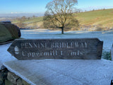 Pennine Bridleway sign - Uppermill