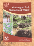 Image shows front cover of Grassington riverside & Woods Trail leaflet.