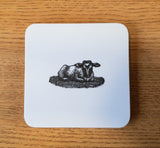 Marie Hartley Calf Coaster-REDUCED FROM £2.50