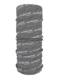 Image shows grey neckwear with Yorkshire Dales Three Peaks Logo on
