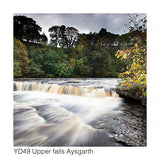Upper Falls Aysgarth Card - David Tarn Photography